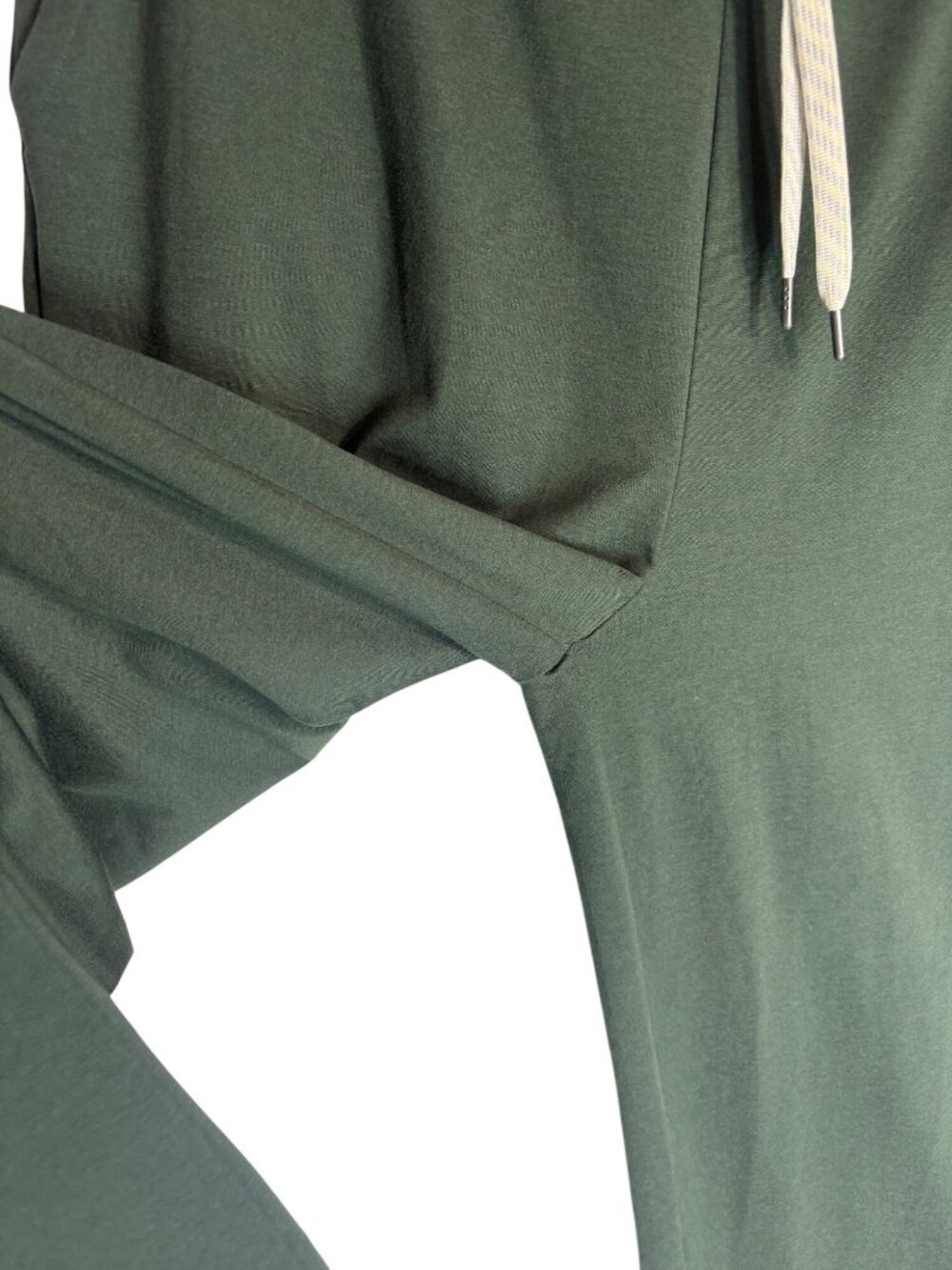 Vuori Halo Essential Wideleg Pant Heather Green-sz XL Long - Picture 7 of 8